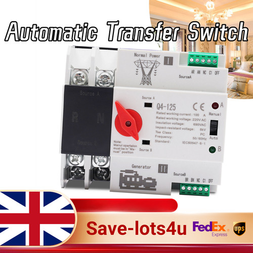 Automatic transfer switch dual - switch,