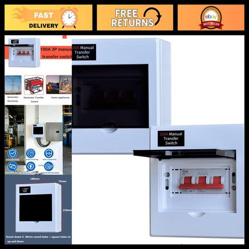 100a manual transfer - manual, switch