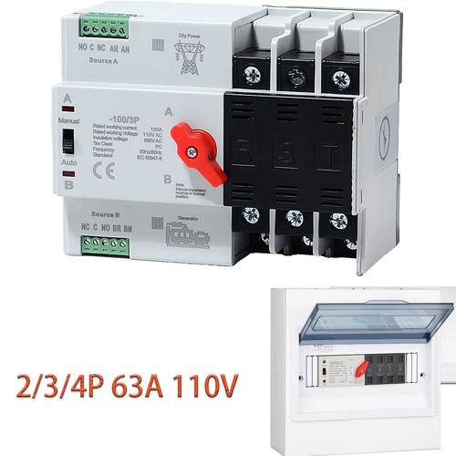 Dual power automatic - 2/3/4p,