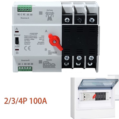Dual power automatic - 2/3/4p,