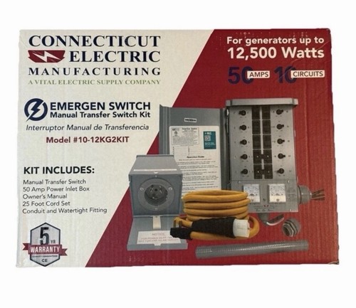 50a circuit manual transfer - 10,