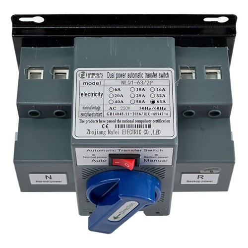 230v 63a dual power - 2p,